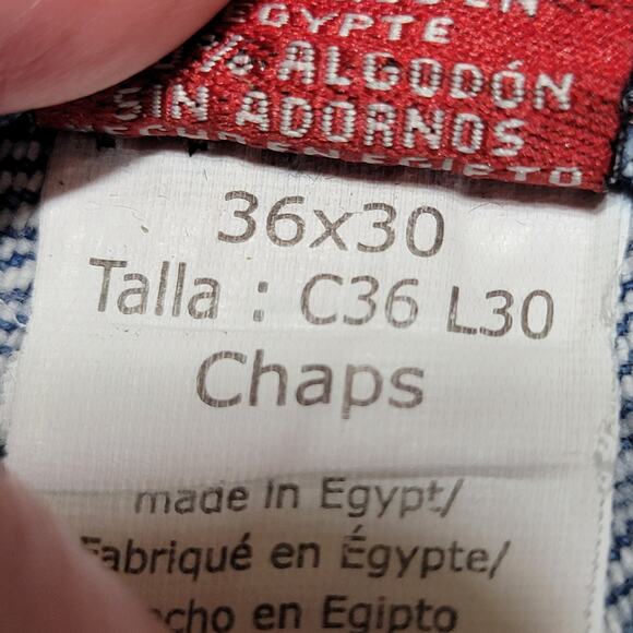 Chaps Straight Leg Denim Jeans - Size 36/30 - Picture 6 of 6